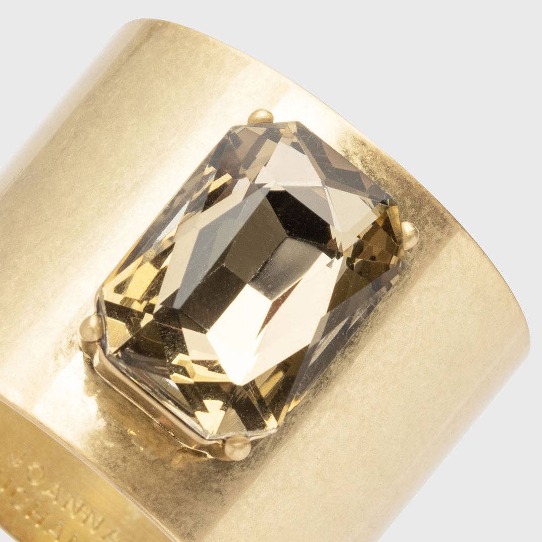 Topaz and Gold Napkin Rings