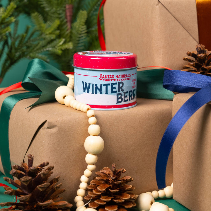 Winter Berry Natural Christmas Candle