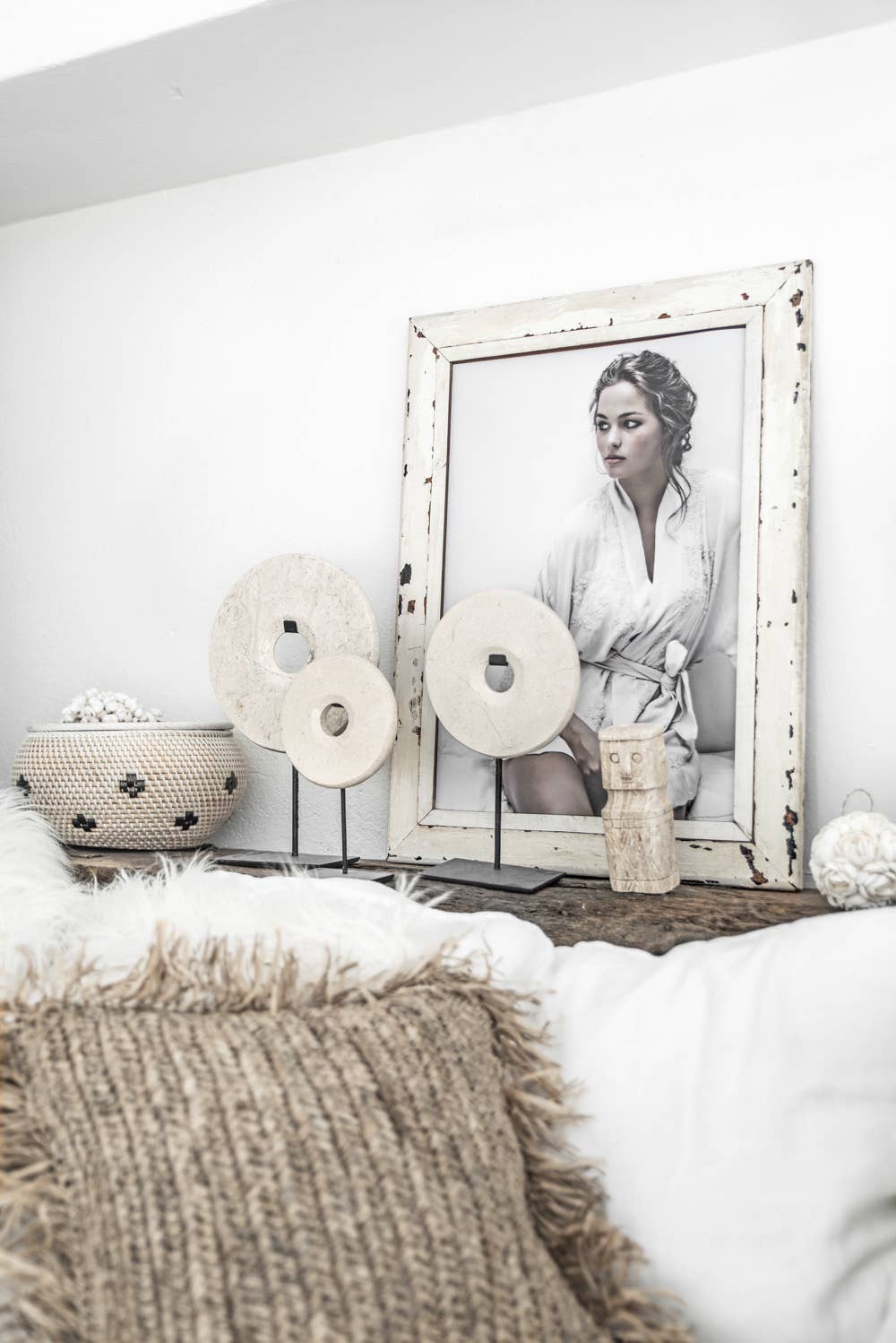 Marble Disc on Stand