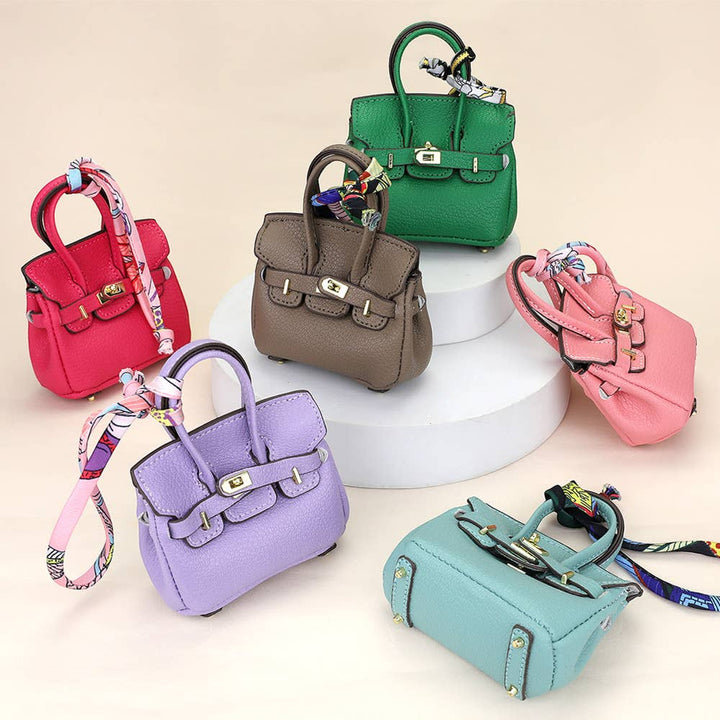 Faux Leather Mini Purse / Bag Charm