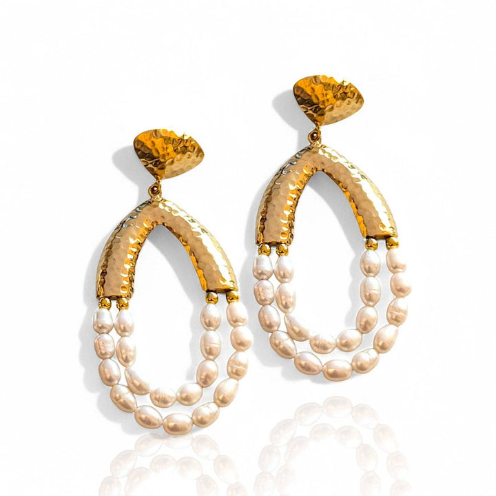 Pearl Chandelier Earrings