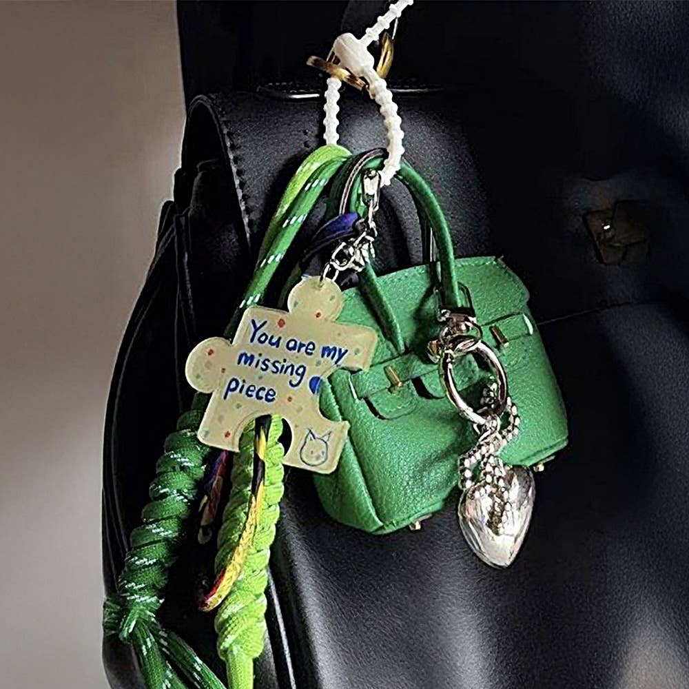 Faux Leather Mini Purse / Bag Charm