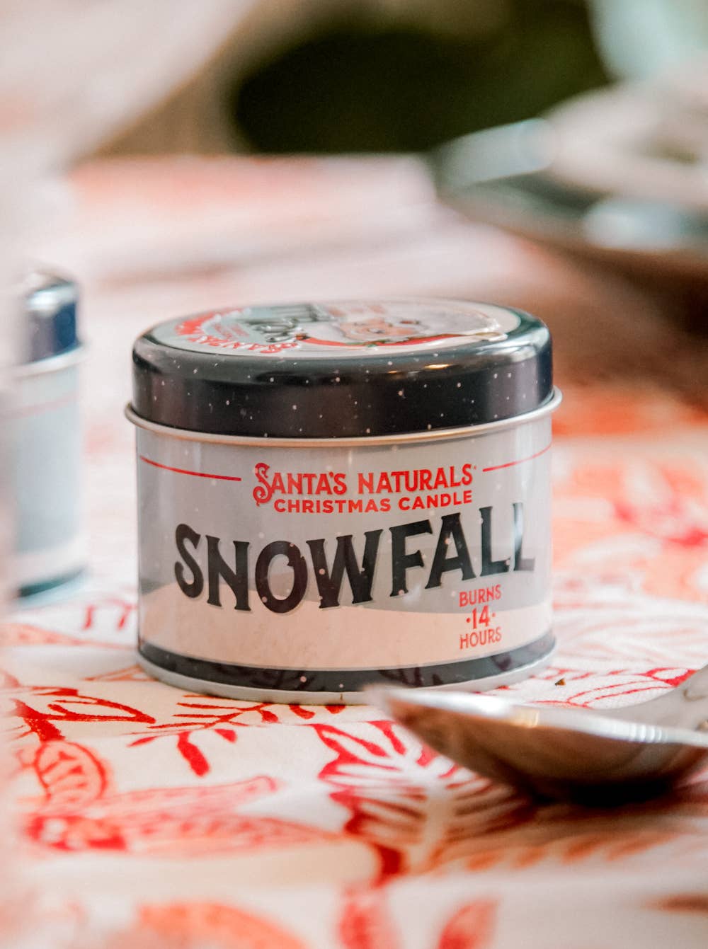 Snow Fall Natural Christmas Candle