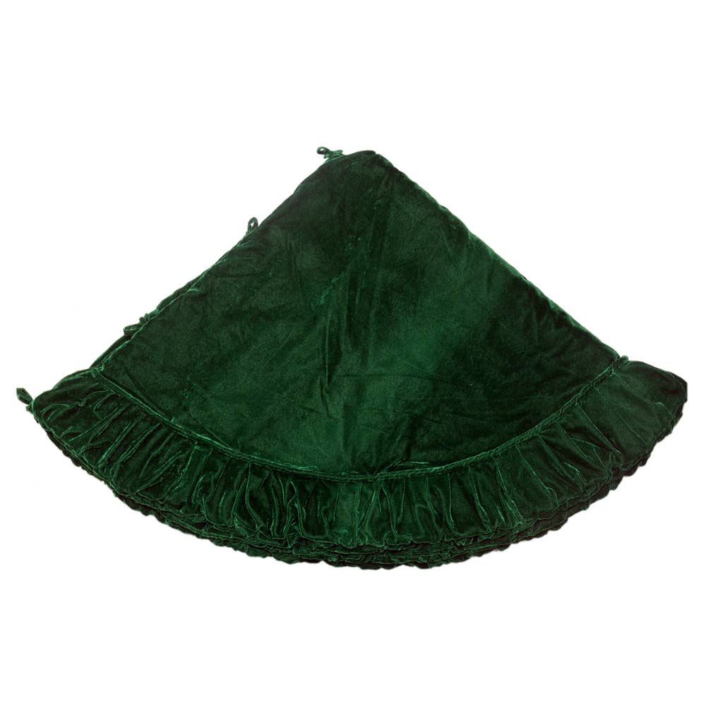 Rio Emerald Velvet Tree Skirt