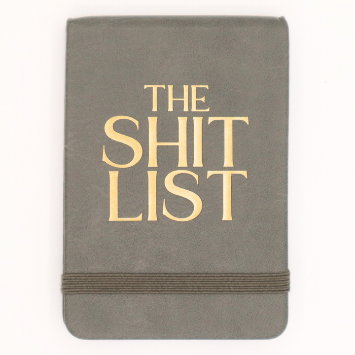 The Shit List - Leatherette Pocket Journal