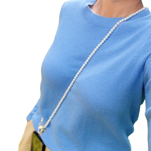 Pearl Channel Crossbody Lanyard