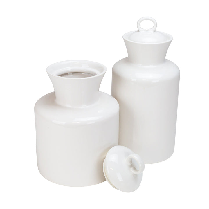Anthony Glazed Ceramic Canisters