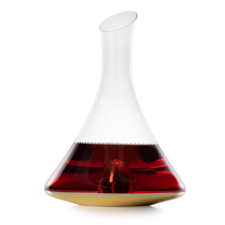 Brandy Ribbed Decanter