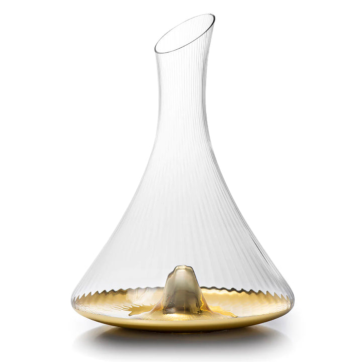 Brandy Ribbed Decanter
